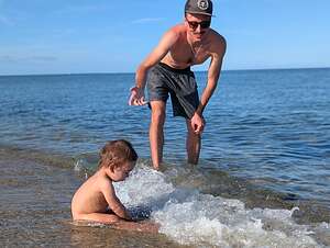 Fun at Lighthouse Beach